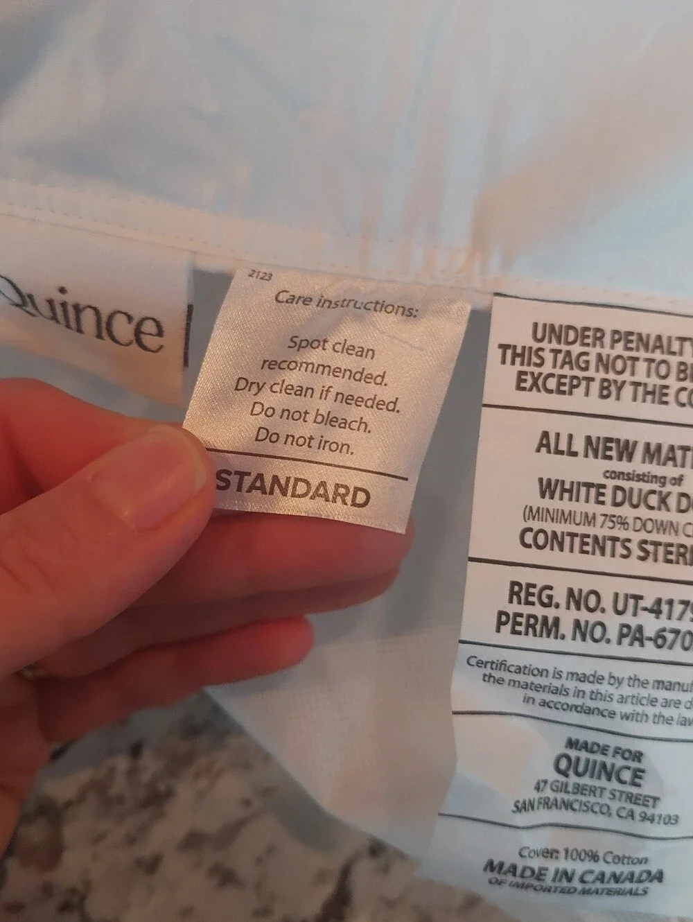 Quince bedding can